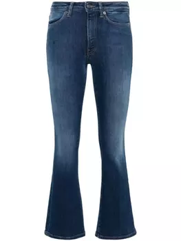 DONDUP расклешенные джинсы с логотипом, синий