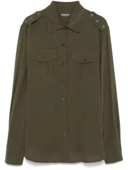 DONDUP рубашка с отложным воротником, зеленый