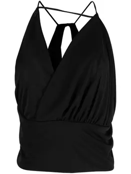 DONDUP топ асимметричного кроя, черный