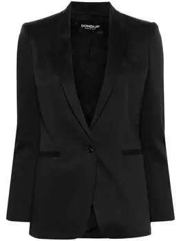 DONDUP твиловый блейзер из смесового хлопка, черный