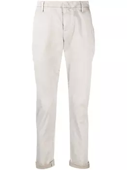 DONDUP укороченные брюки чинос, нейтральный цвет