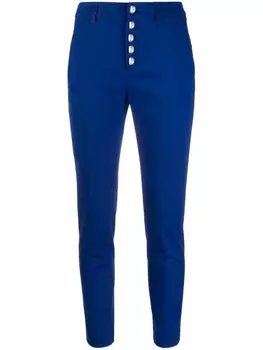 DONDUP укороченные брюки узкого кроя, синий