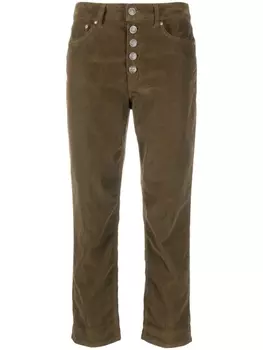 DONDUP укороченные брюки, зеленый