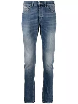 DONDUP укороченные джинсы с заниженной талией, синий