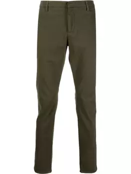 DONDUP узкие брюки чинос, зеленый