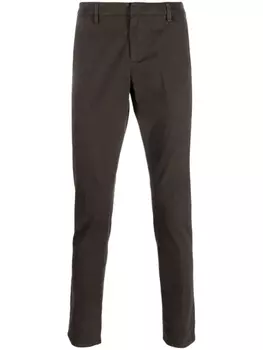 DONDUP зауженные брюки чинос, зеленый