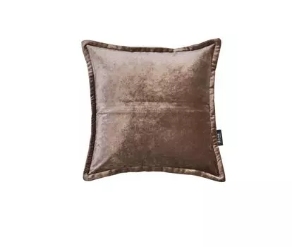 DONE Чехол на подушку Glam в 3-х размерах и различных цветах - мягкий бархатистый чехол - блестящий и с большим количеством мерцания., серо-коричневый