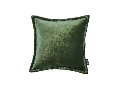 DONE Чехол на подушку Glam в 3-х размерах и различных цветах - мягкий бархатистый чехол - блестящий и с большим количеством мерцания., зеленый