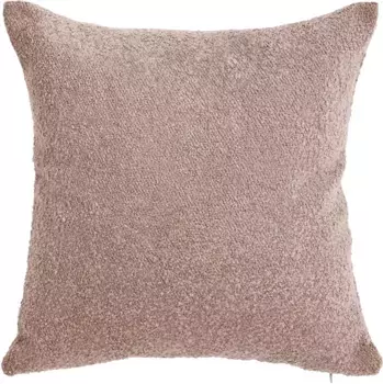 Done. Чехол на подушку "Touch", (1 шт.), однотонный чехол на подушку из мягкой ткани букле 45х45 см, цвет altrosa