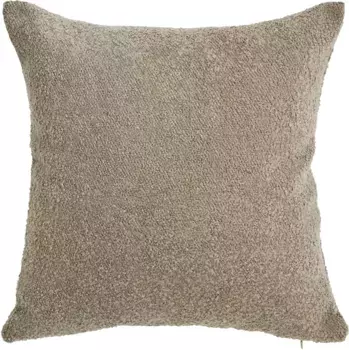 Done. Чехол на подушку "Touch", (1 шт.), однотонный чехол на подушку из мягкой ткани букле 60х40 см, серо-коричневый