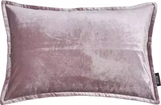 Done. декоративная подушка "Glam", однотонная, молния, чехол без наполнителя, 1 шт 40х60 см, цвет altrosa + unifarben