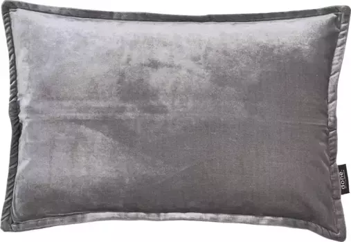 Done. декоративная подушка "Glam", однотонная, молния, чехол без наполнителя, 1 шт 45х45 см, цвет silberfarben + unifarben