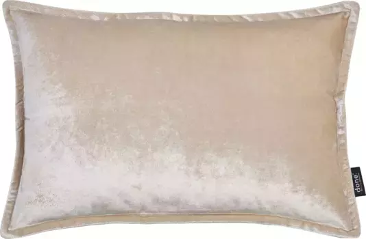 Done. декоративная подушка "Glam", однотонная, молния, чехол без наполнителя, 1 шт 40х60 см, кремовый