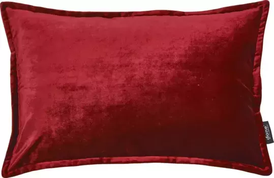 Done. декоративная подушка "Glam", однотонная, молния, чехол без наполнителя, 1 шт 65х65 см, цвет blutrot + unifarben