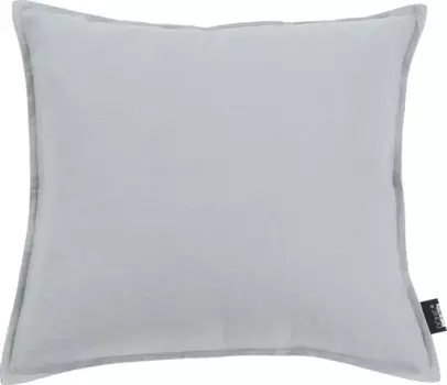 Done. декоративная подушка "Ленни", чехол без наполнителя в стиле хюгге с простроченным краем 45х45 см, цвет stone + unifarben