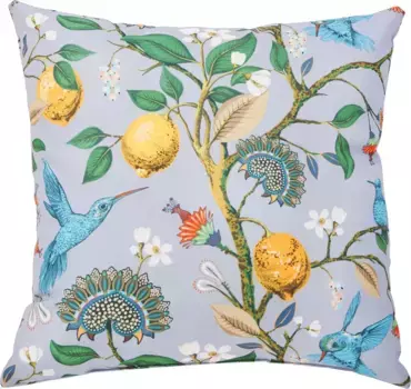 Done. декоративная подушка "Лимонное дерево", внешняя подушка с принтом с обеих сторон, включая наполнитель 45х45 см, цвет bunt + bedruckt