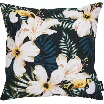 Done. декоративная подушка «Панама Принт Тукан», чехол с двусторонней печатью без наполнителя, 1 шт, цвет bunt + bedruckt