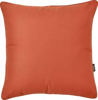 Done. декоративная подушка "Uni", однотонная, на молнии, чехол без наполнителя, 1 шт 45х45 см, цвет rostrot + unifarben