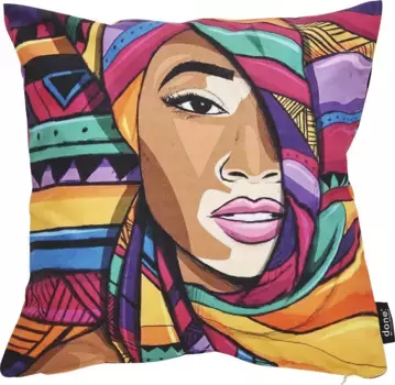 Done. декоративная подушка "Велюровый принт Винни", чехол с двусторонней печатью без наполнителя, 1 шт 65х65 см, цвет bunt + bedruckt