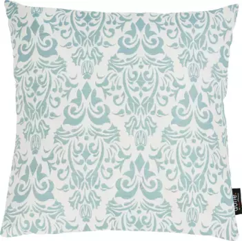 Done. декоративная подушка "Windsor Ornaments", чехол на подушку из жаккардовой ткани без наполнения на молнии, 1 шт 40х60 см, мятный/белый