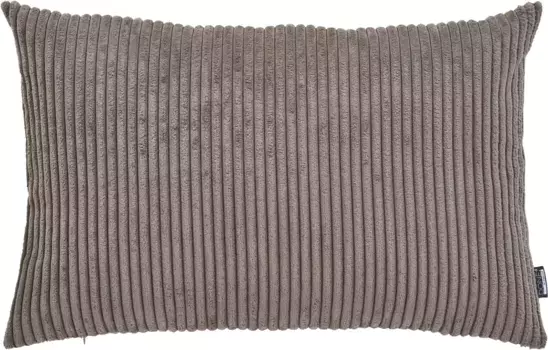 Done. декоративная подушка "Zoom", (1 шт.), чехол на подушку из современной вельветовой ткани 40х60 см, цвет chocolate