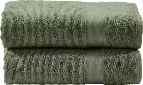 Done. комплект полотенец "Делюкс", (комплект, 2 шт., 2 полотенца (50х100 см), гостиничного качества, из качественной крученой махры) (3 шт.), цвет khaki