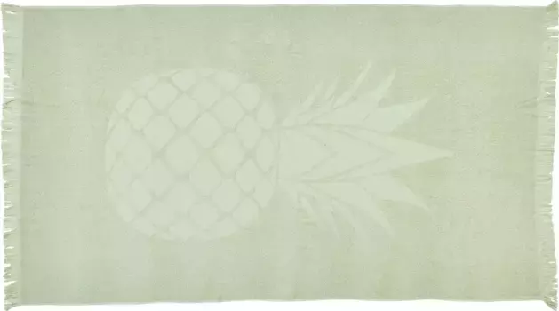 Done. Полотенца для хамама "Ананас", (1 шт.), внутри впитывающая махровая ткань, идеально подходит для сауны или пляжного полотенца 90х160 см (1 шт.), светло-зеленый