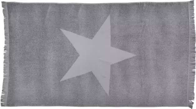 Done. Полотенца для хамама "Star", (1 штука), впитывающая махровая ткань внутри, идеально подходят в качестве полотенца для сауны/пляжа 90х160 см (1 шт.), цвет silbergrau