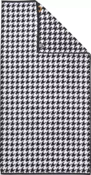 Done. полотенце для душа "Daily Shapes Bird", (1 шт.), жаккардовая ткань, современный узор 70х140 см (1 шт.), черно-белый