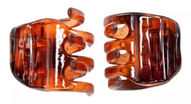 Donegal, маленькие заколки для волос янтарного цвета, 2 шт