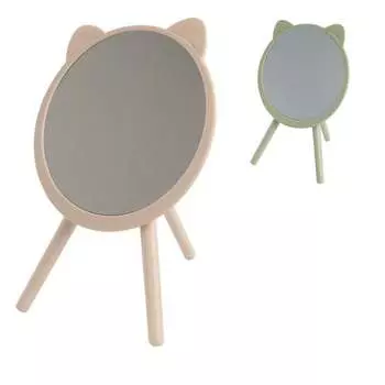 ДОНЕГАЛ Зеркало одностороннее на ножках - котенок (4544) - микс цветов 1 шт, Donegal, белый