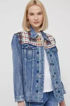 ДОНИС джинсовая куртка Desigual, синий