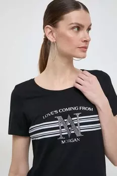ДОННА Футболка Morgan, черный