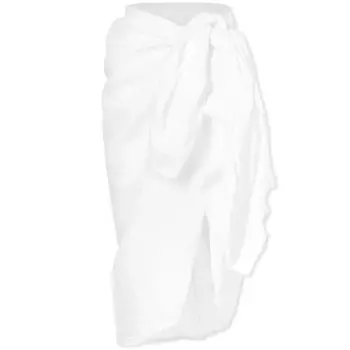 Donny. Льняная юбка-миди с запахом