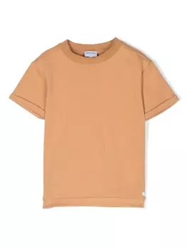 Donsje футболка с короткими подвернутыми рукавами, коричневый