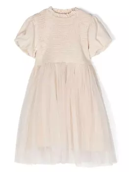 Donsje платье Ambre из тюля, нейтральный цвет