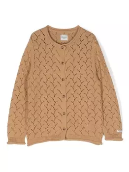 Donsje вязаный кардиган, коричневый