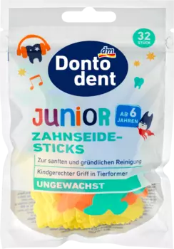 Донтодент палочки для зубной нити детский с 6 лет 32 шт 320 шт Dontodent