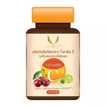 Donutt Ливнест Витамин С 30 капсул, white