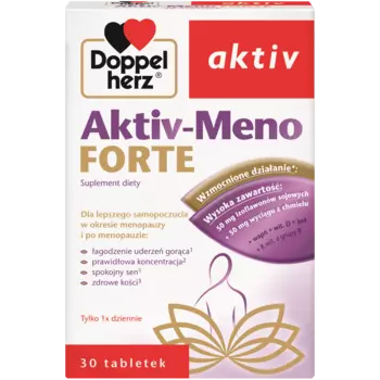 Doppelherz Aktiv Meno Forte биологически активная добавка, 30 таблеток/1 упаковка