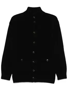 Doppiaa кардиган в рубчик, черный