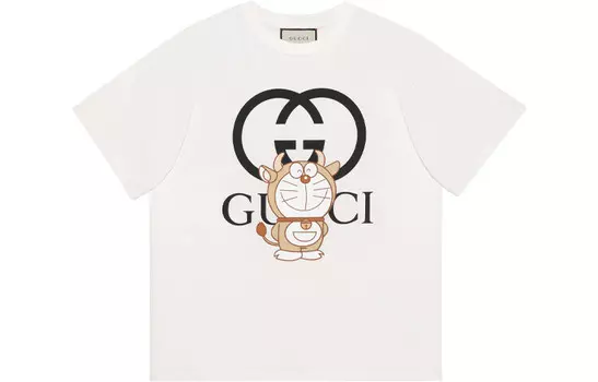 Doraemon X Футболка мужская цвета слоновой кости Gucci, белый