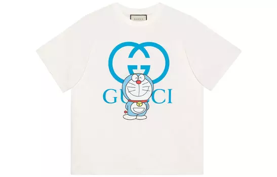 Doraemon X Футболка мужская цвета слоновой кости Gucci, белый