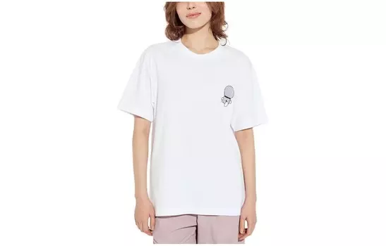 Doraemon X Футболка унисекс белая Uniqlo, белый