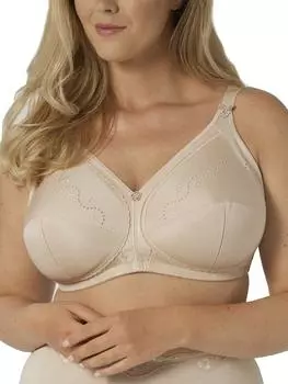 Doreen + Cotton 01 N Бюстгальтер с полной чашкой без косточек Triumph, бежевый