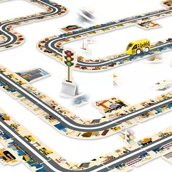 Дорога - Трек для Машиностроения - Пазл 44 шт. HABARRI