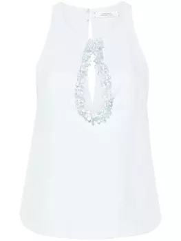 Dorothee Schumacher блузка с кристаллами, синий