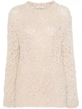 Dorothee Schumacher фактурный вязаный джемпер, нейтральный цвет