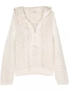 Dorothee Schumacher худи рыхлой вязки, белый