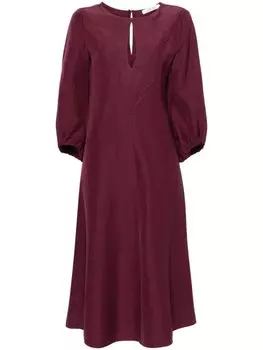 Dorothee Schumacher летнее круизное платье миди, фиолетовый